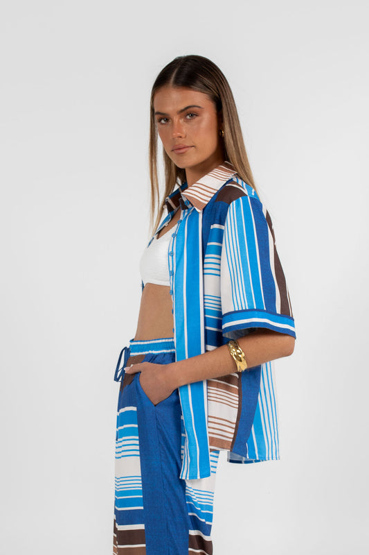 COMING SOON - Ithaca Pant - Paros Stripe