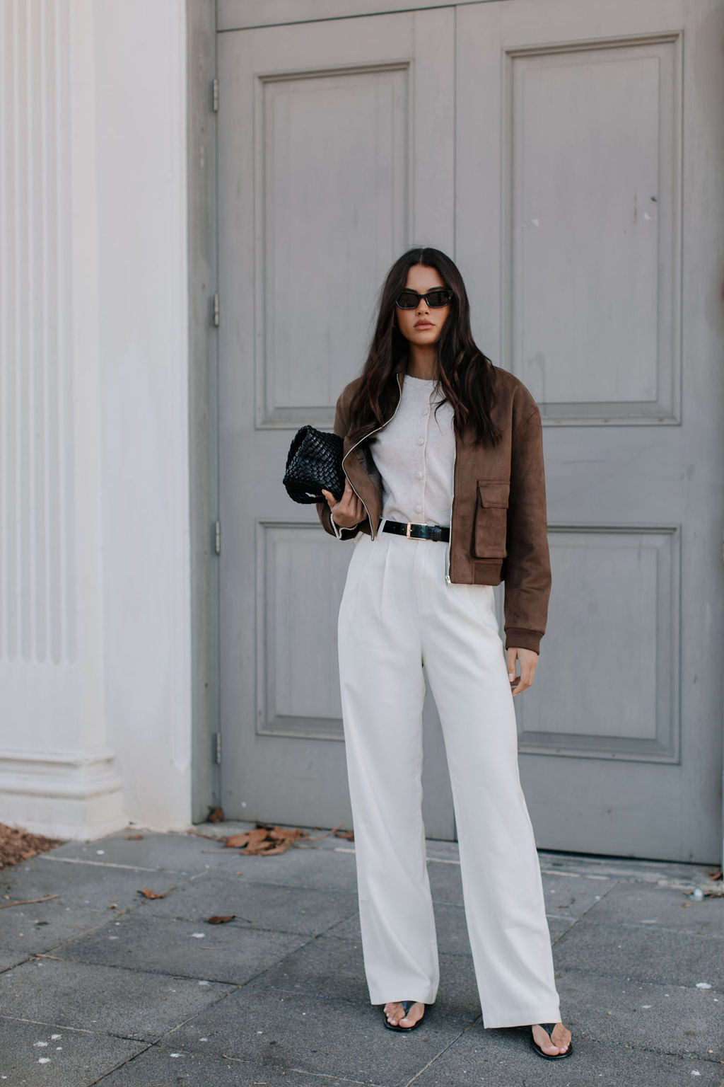 Mayda Tailored Pants - Bone