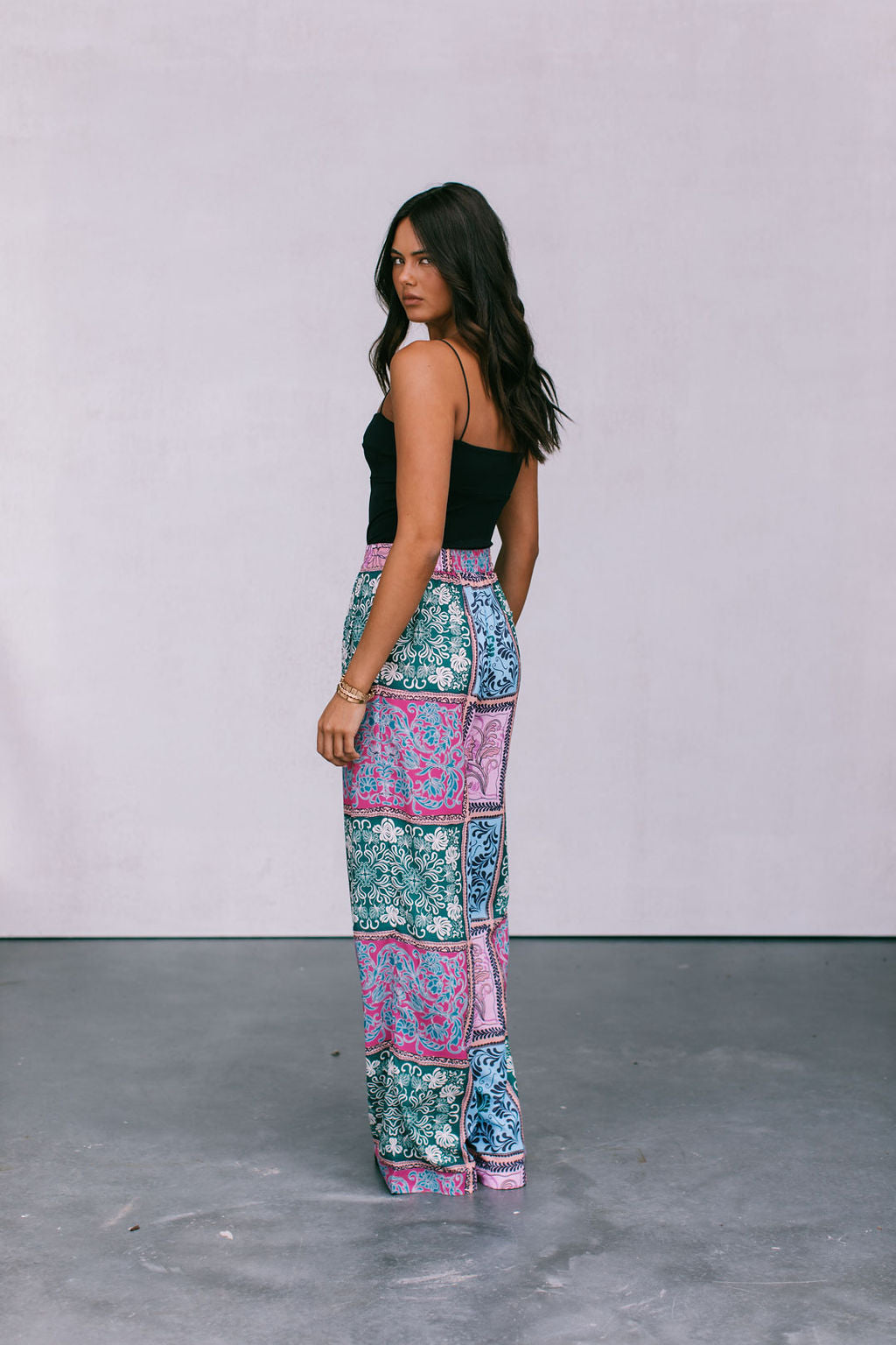 Dante Pants - Paisley Tile Print