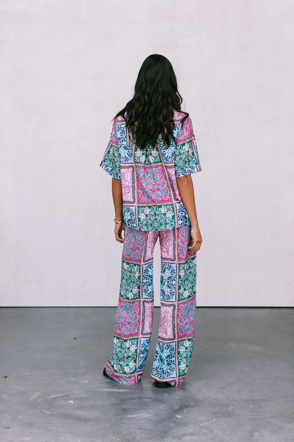 Dante Pants - Paisley Tile Print