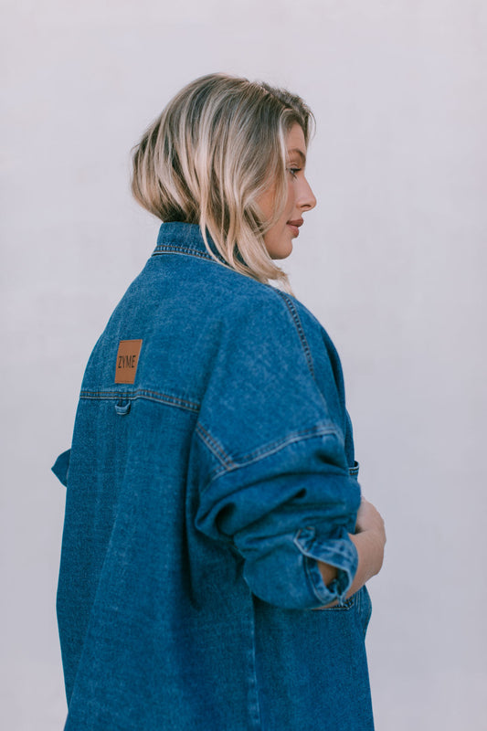 Ilou Denim Shirt - Dark Wash Blue