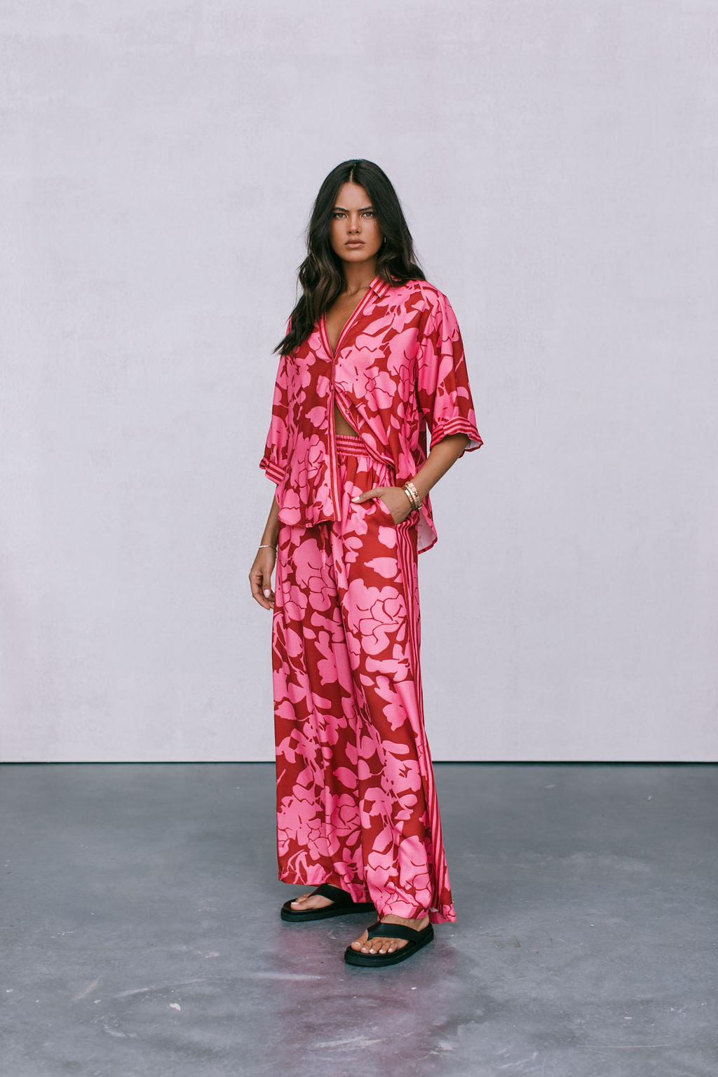 Tripoli Set - Plum Floral Print