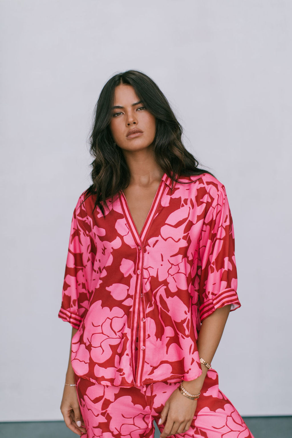 Tripoli Set - Plum Floral Print