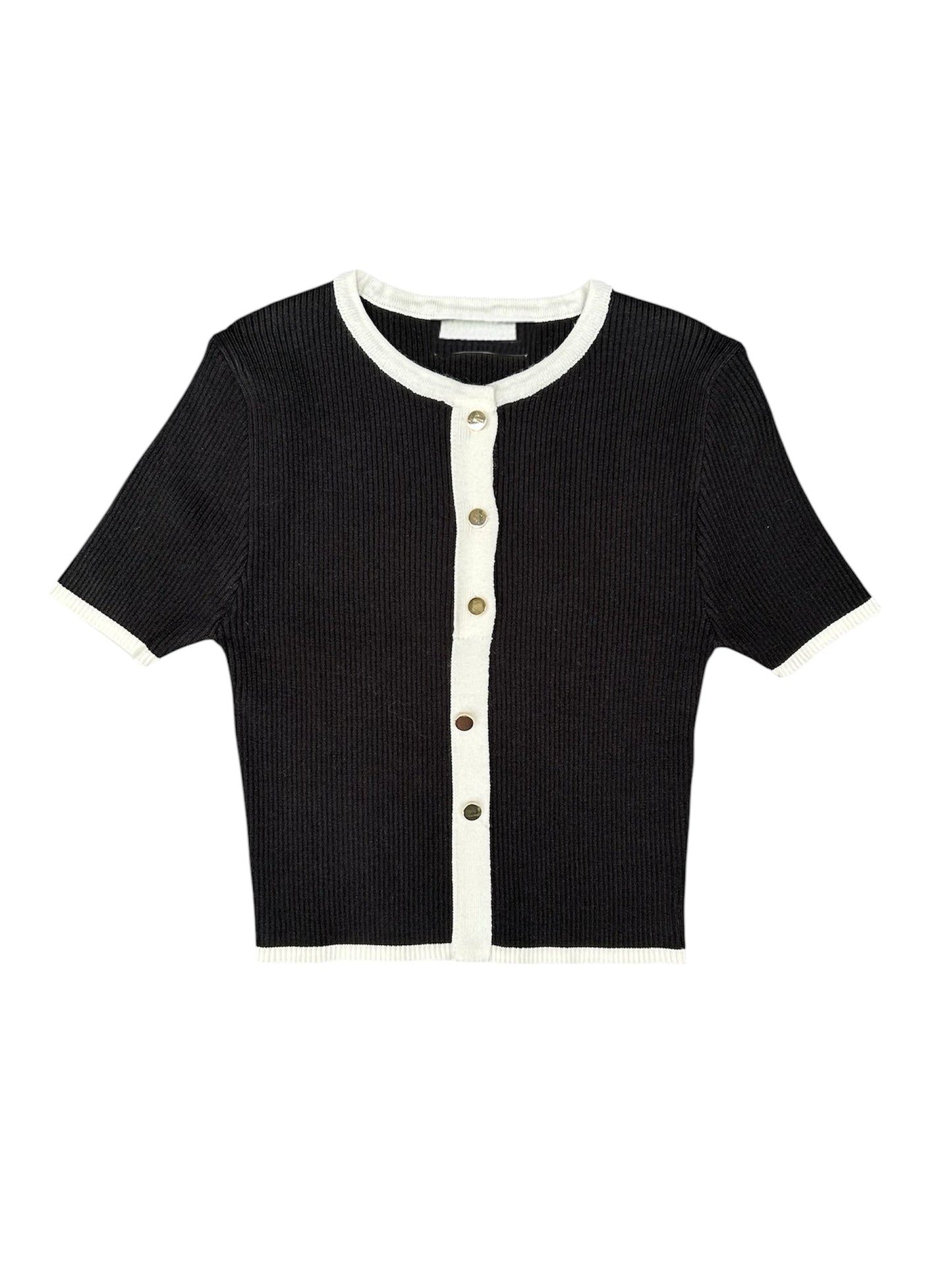 Harper Knit Set - Black/White