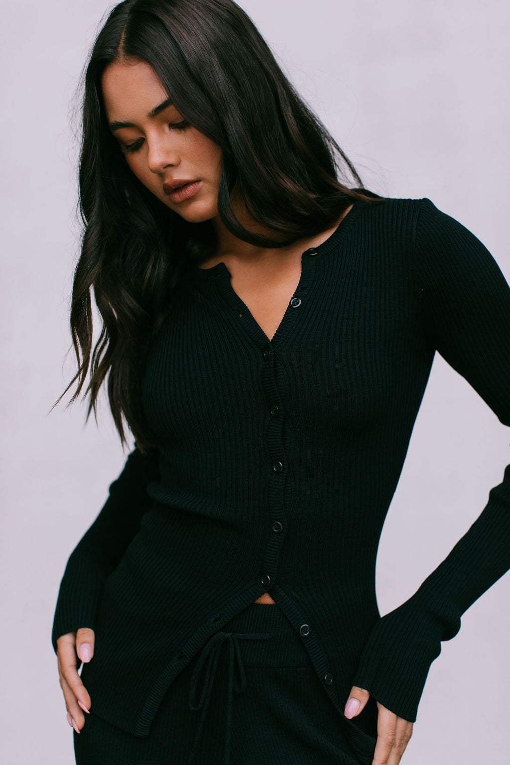 Jolene Knit Pants - Black