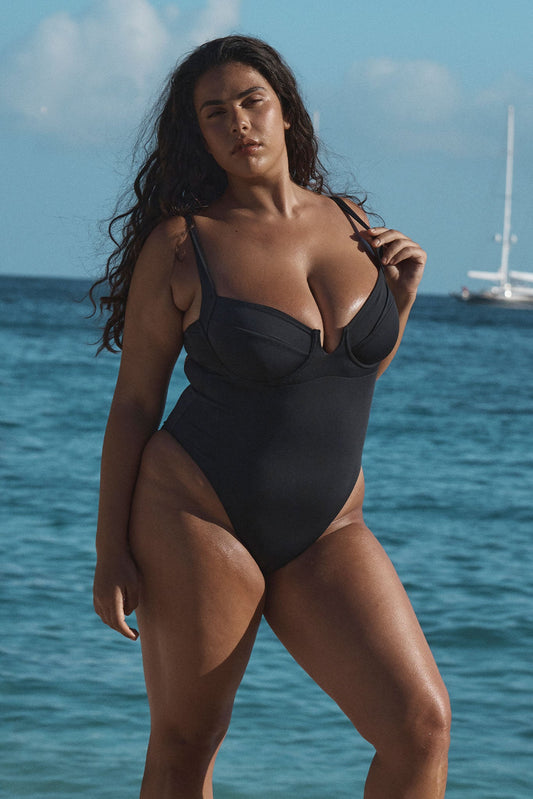 Clovelly One Piece - Black