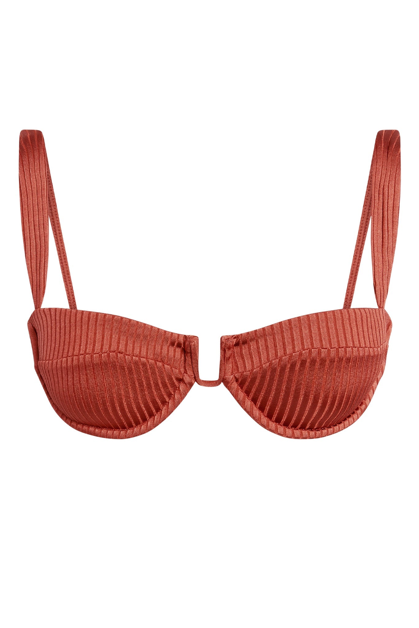 Cala Roja Top - Copper Wide Rib
