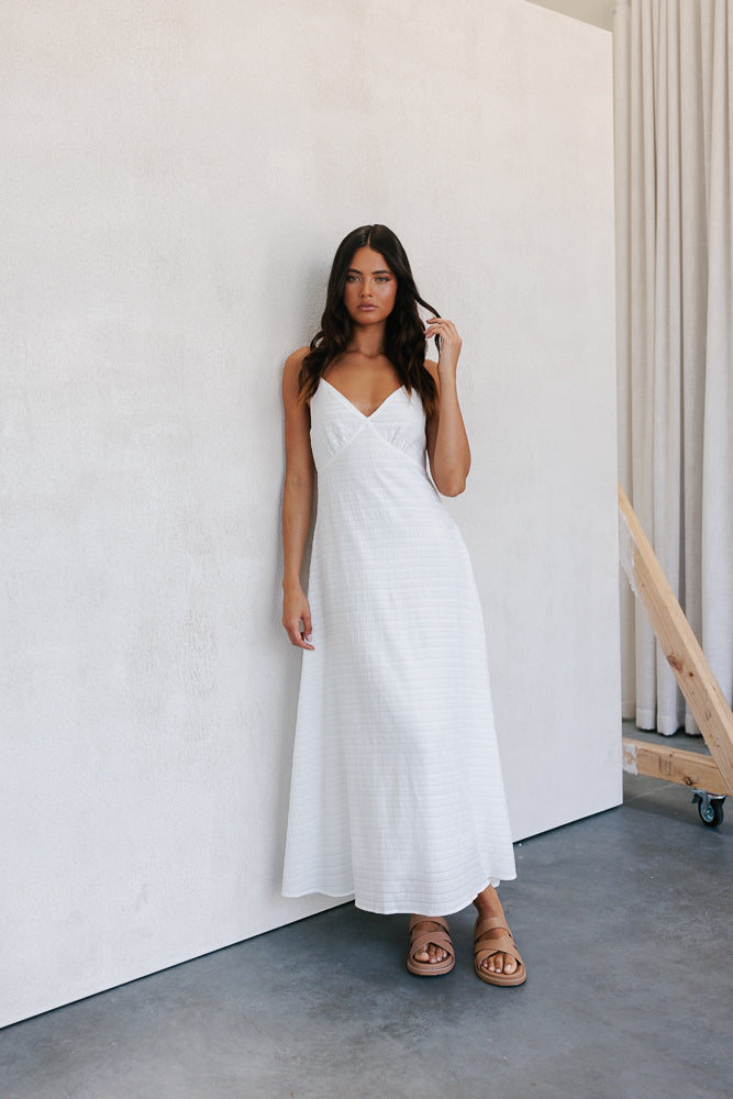 Hyacinth Maxi Dress - White No