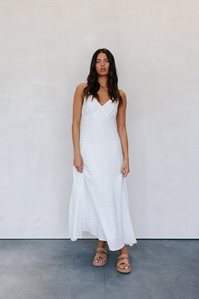 Hyacinth Maxi Dress - White No