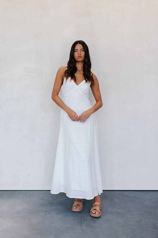 Hyacinth Maxi Dress - White No