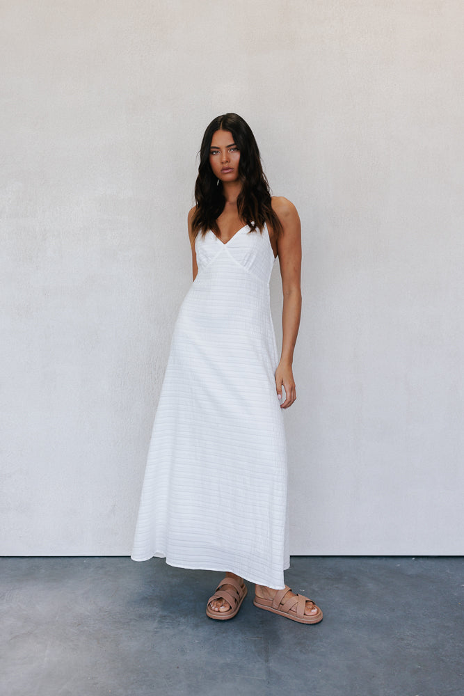 Hyacinth Maxi Dress - White No