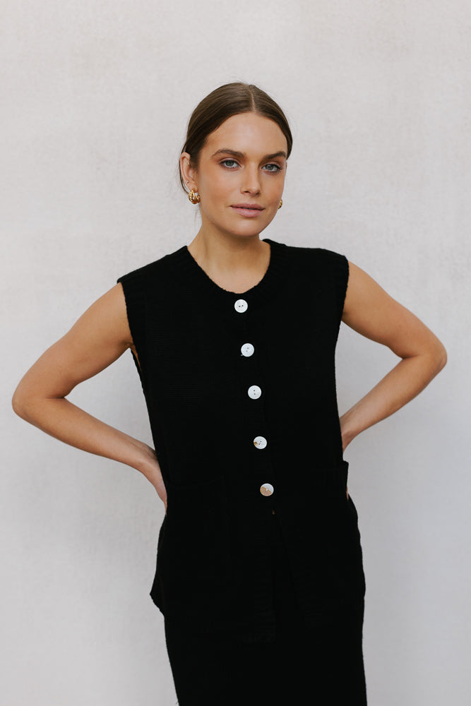 Jace Knit Set - Black