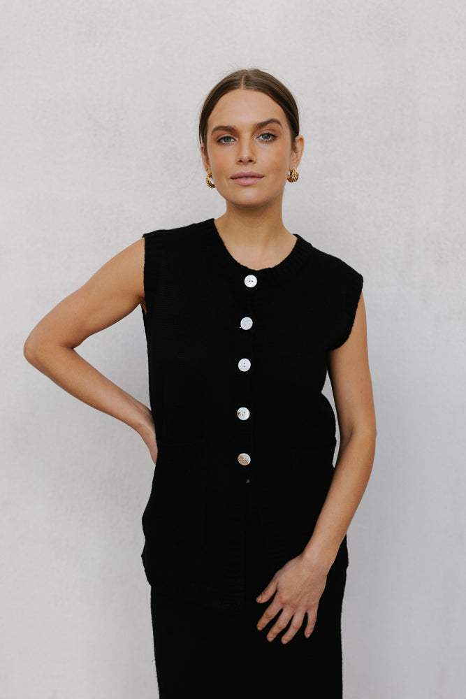 Jace Knit Set - Black