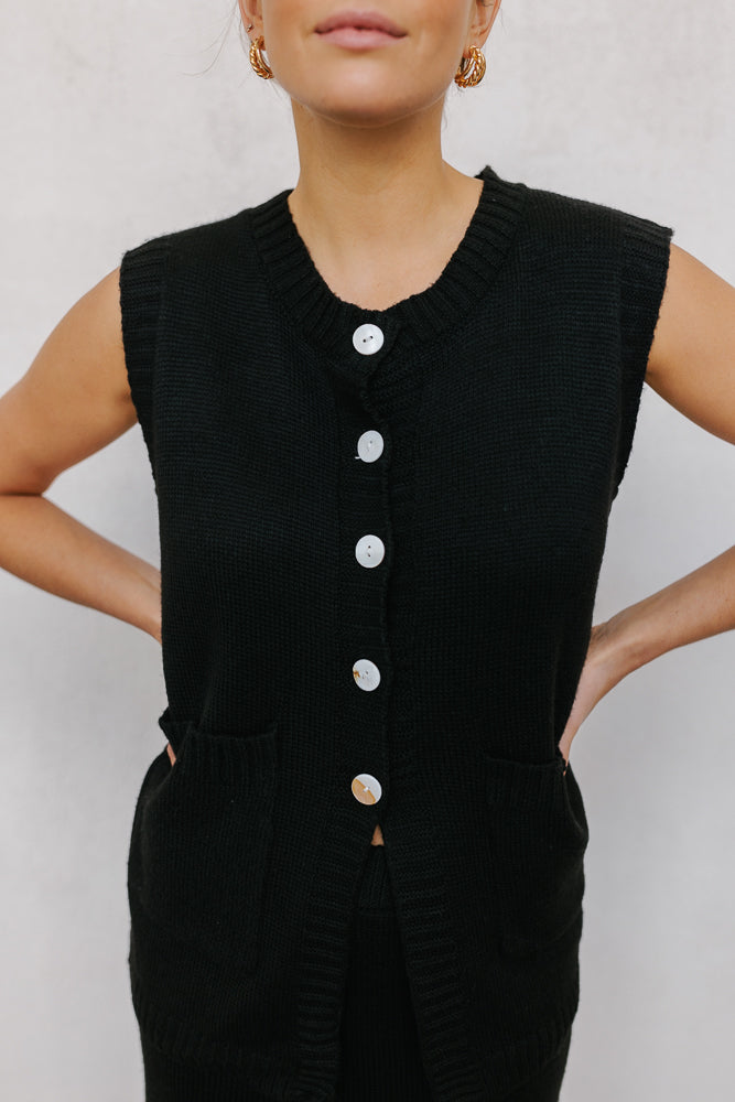 Jace Knit Set - Black