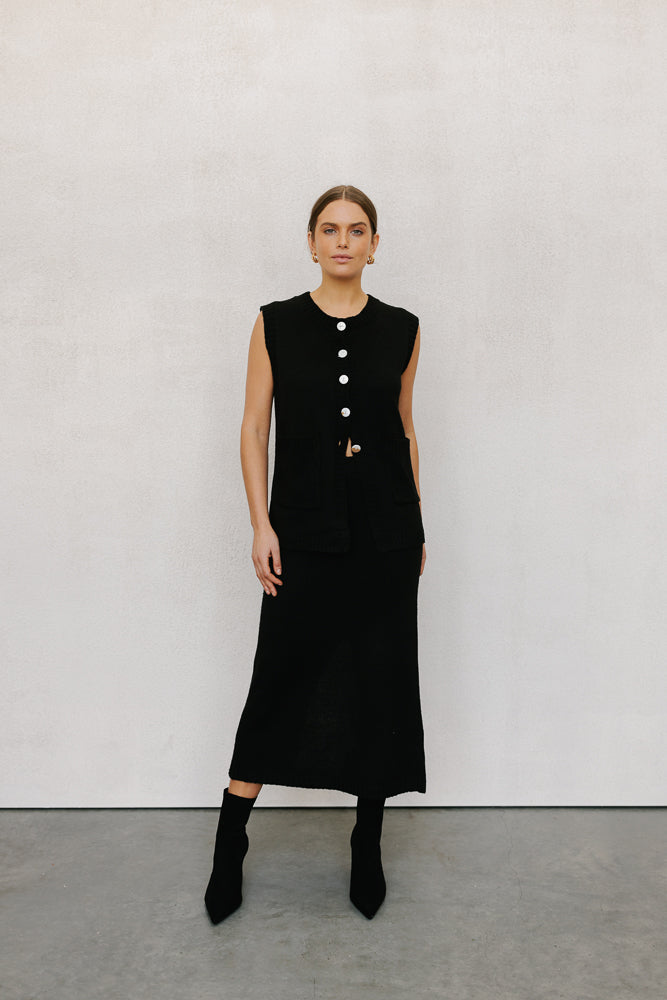Jace Knit Set - Black