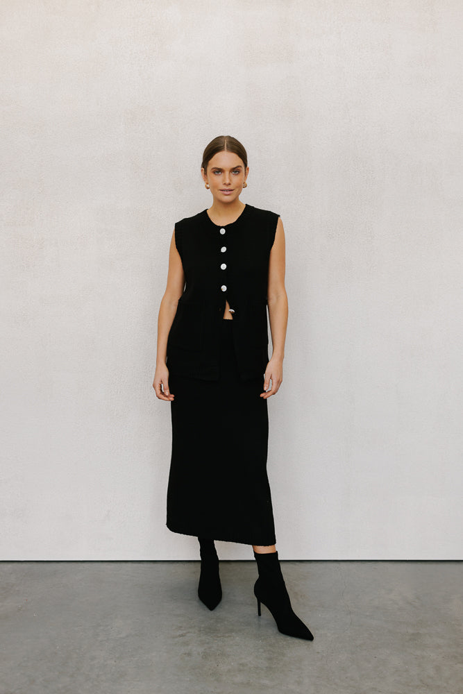 Jace Knit Set - Black