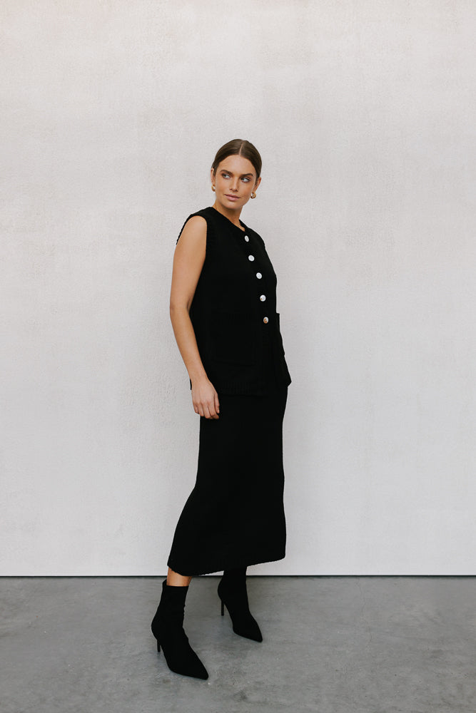 Jace Knit Set - Black