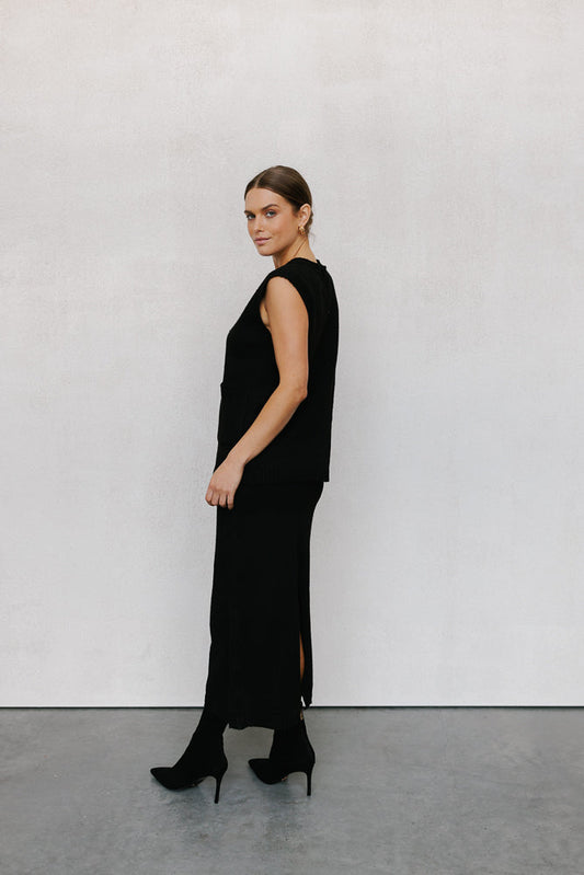 Jace Knit Set - Black