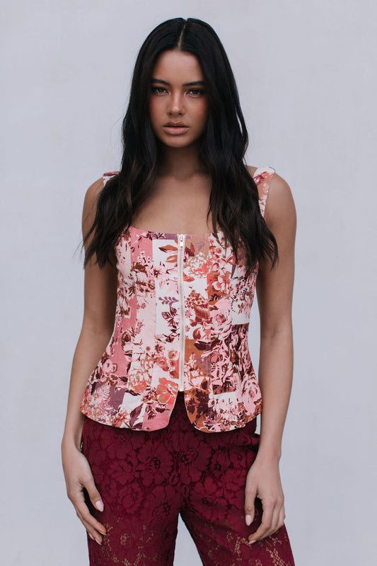 Ilsuo Pants - Burgundy Lace