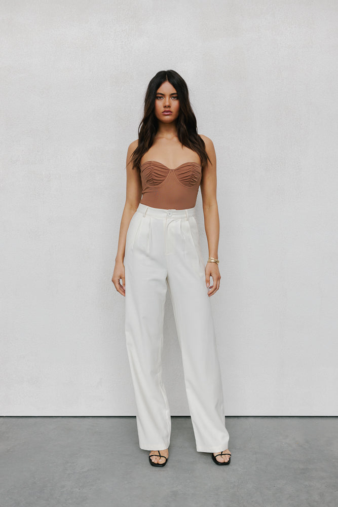 Mayda Tailored Pants - Bone