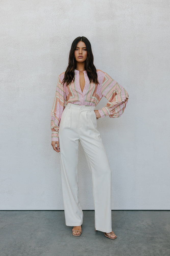 Mayda Tailored Pants - Bone