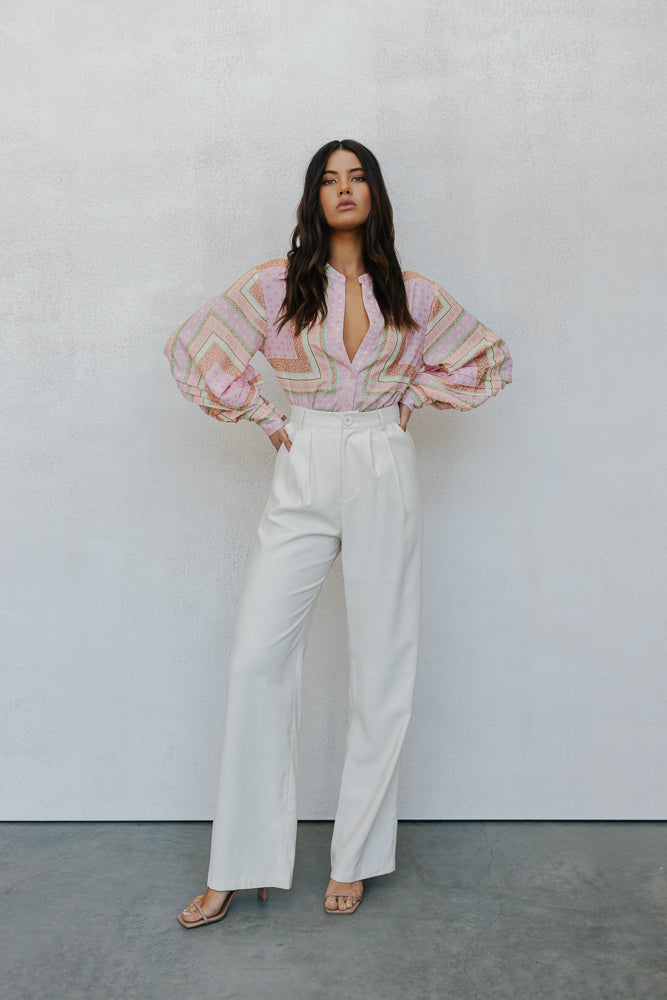 Mayda Tailored Pants - Bone