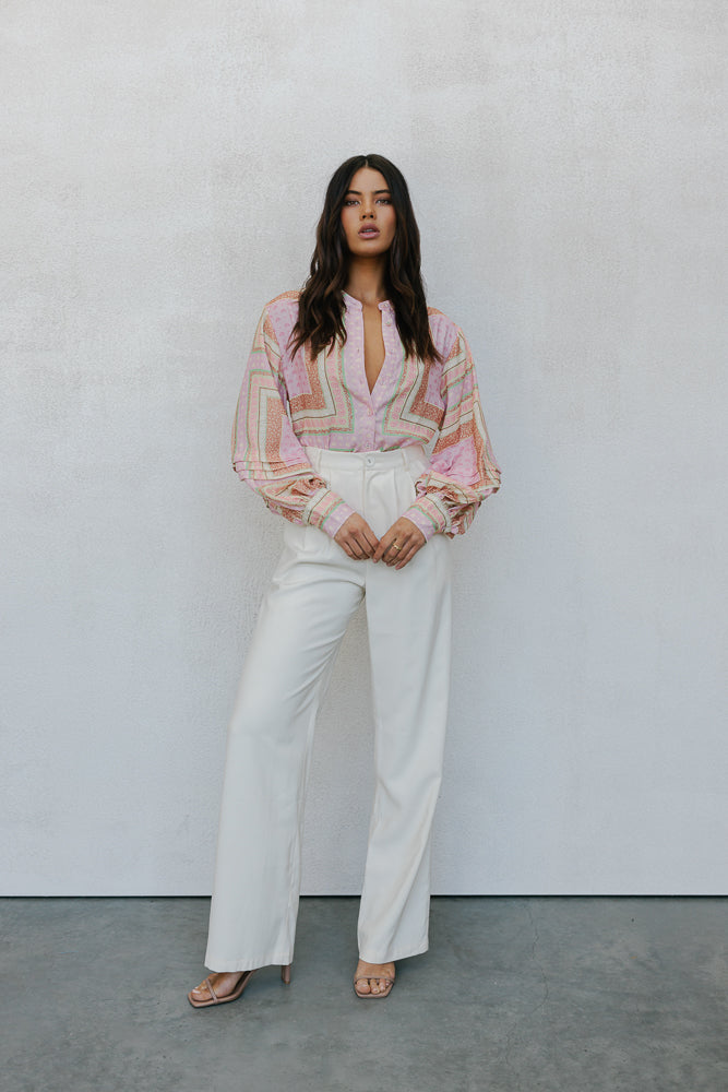 Mayda Tailored Pants - Bone