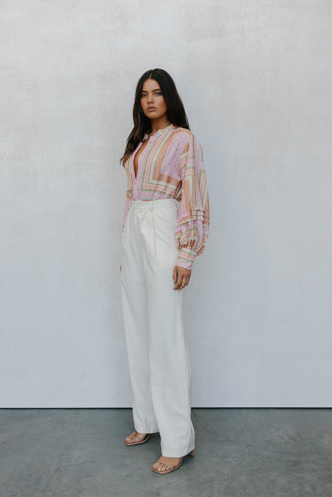 Mayda Tailored Pants - Bone