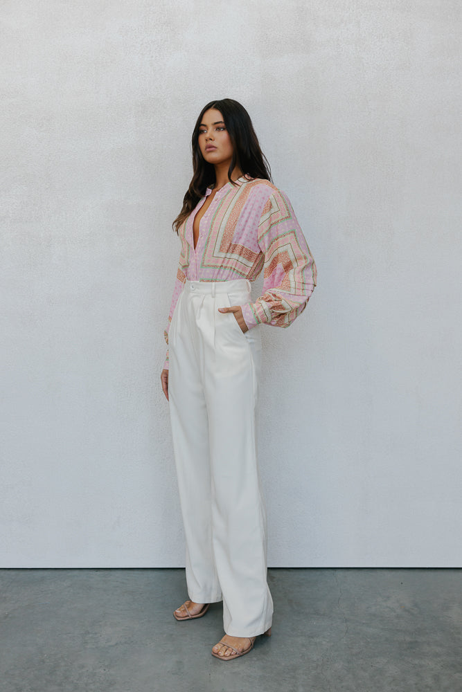 Mayda Tailored Pants - Bone