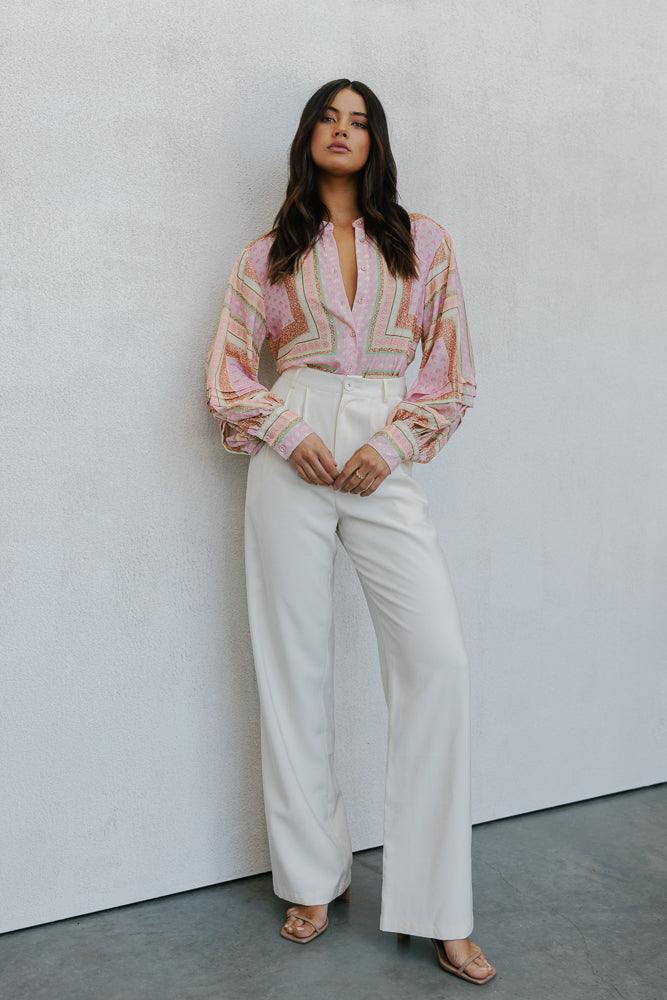 Mayda Tailored Pants - Bone