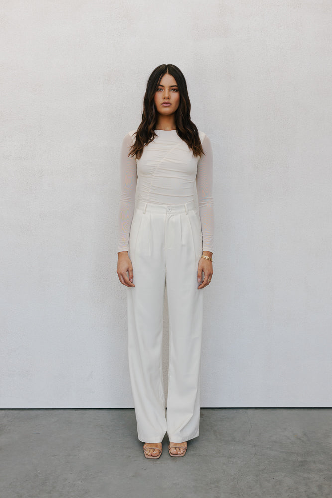Mayda Tailored Pants - Bone