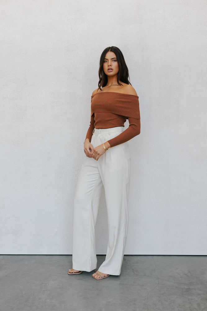 Mayda Tailored Pants - Bone
