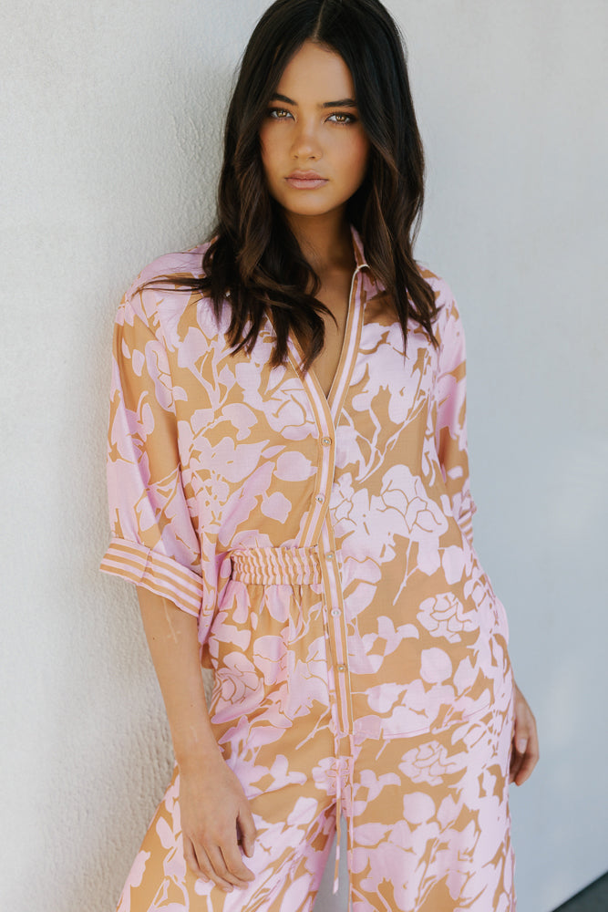 Tripoli Set - Tan Floral