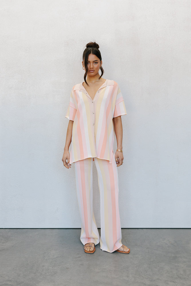 Imani Set - Sorbet Stripe Knit