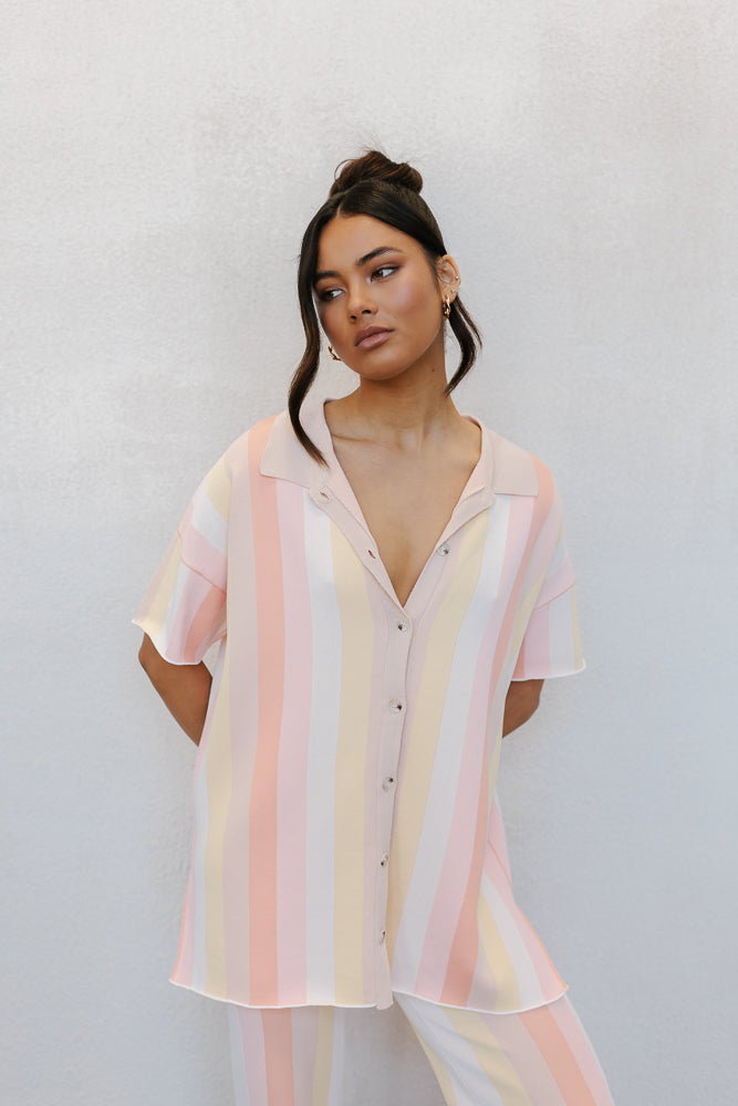 Imani Set - Sorbet Stripe Knit