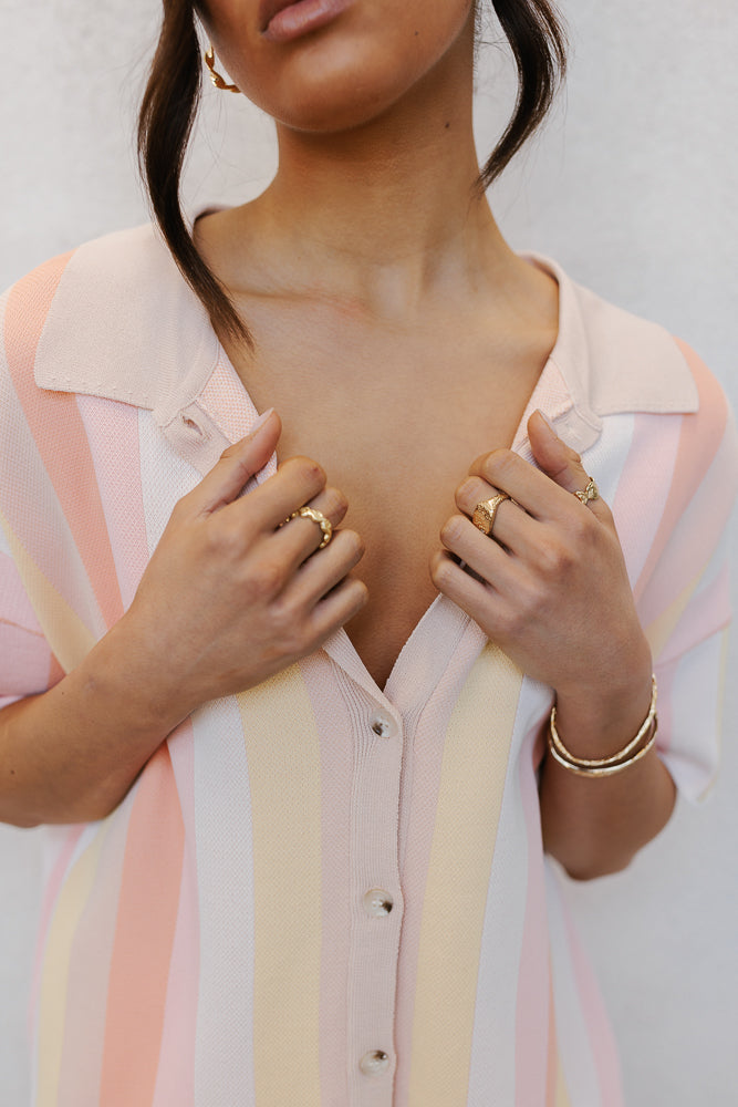 Imani Set - Sorbet Stripe Knit