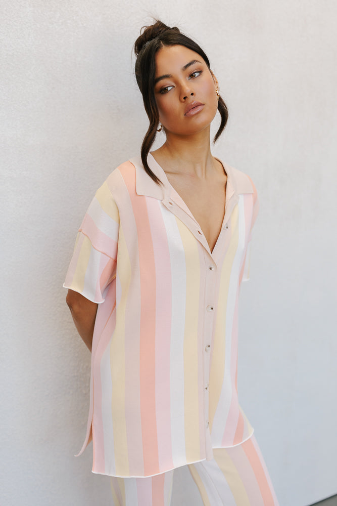 Imani Set - Sorbet Stripe Knit