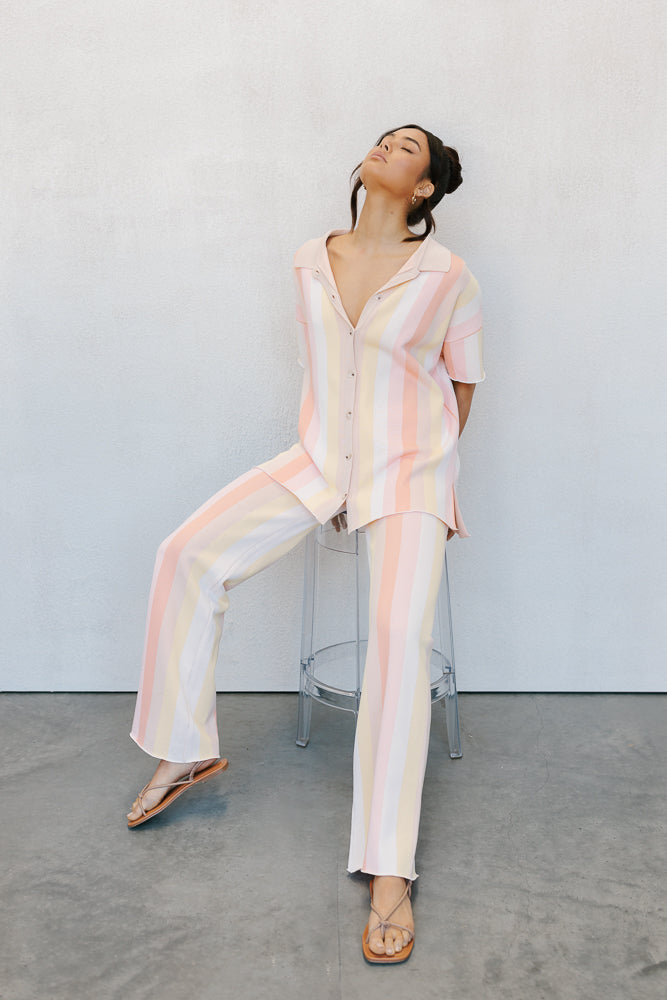 Imani Set - Sorbet Stripe Knit