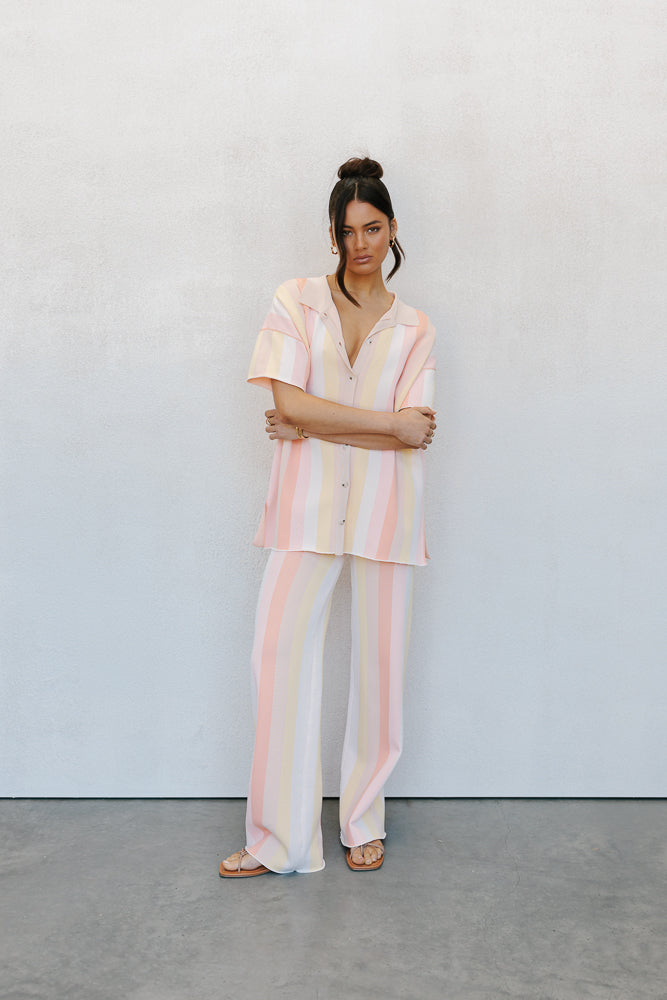 Imani Set - Sorbet Stripe Knit