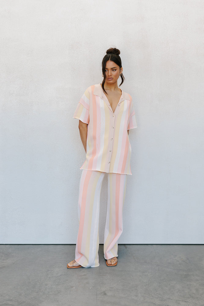 Imani Set - Sorbet Stripe Knit