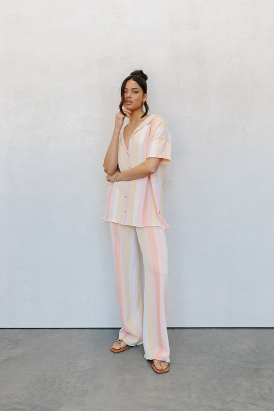 Imani Set - Sorbet Stripe Knit