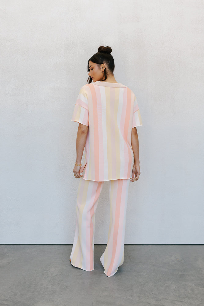 Imani Set - Sorbet Stripe Knit