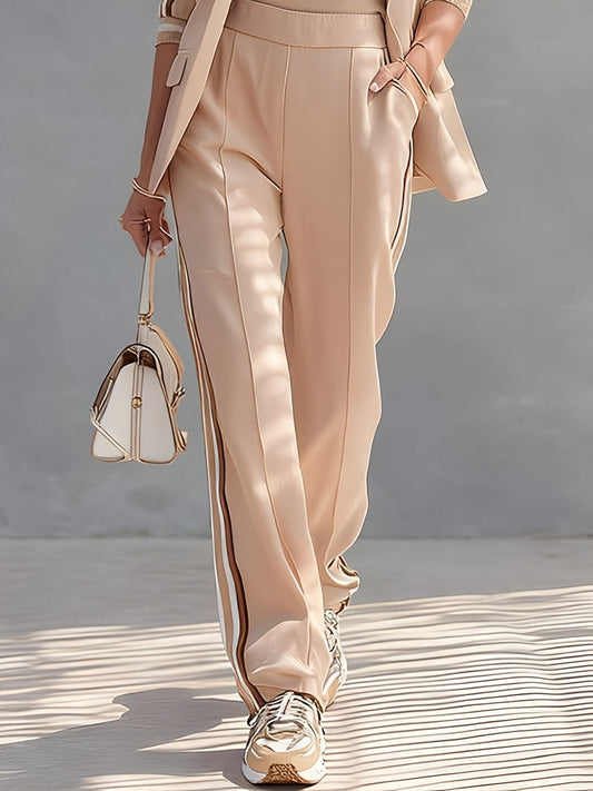 Women's Light Khaki Casual Set MDA1006I5A