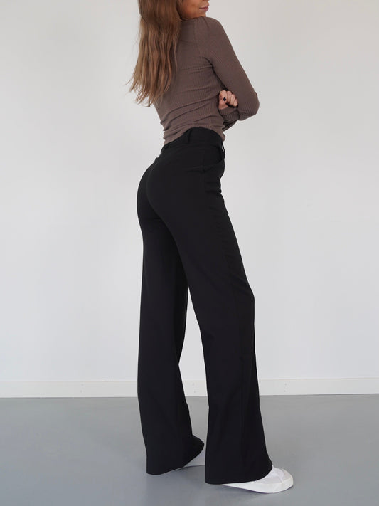 Vera Wide trousers - black