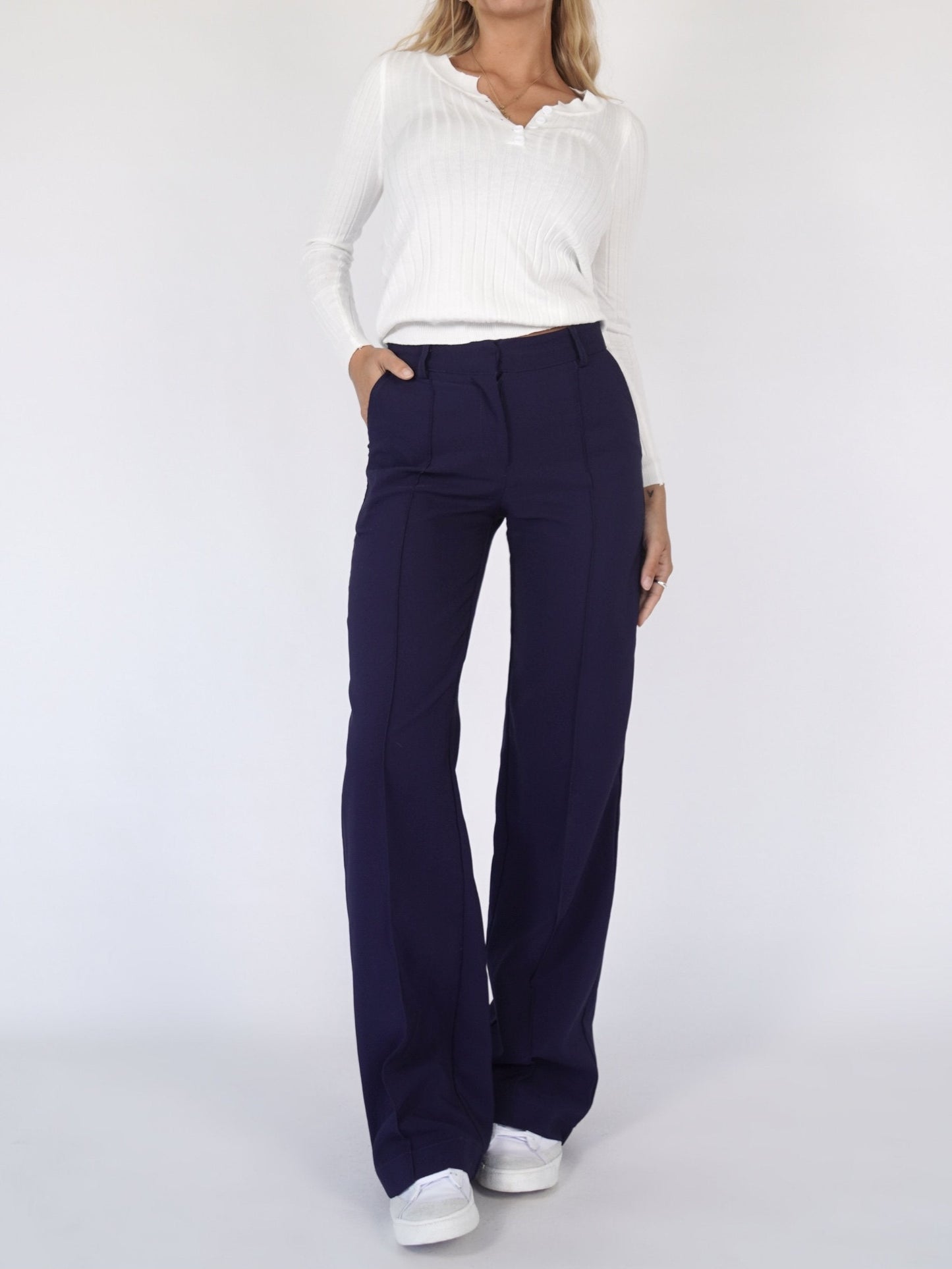 TALL Vera Wide trousers - dark blue