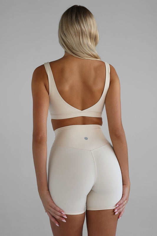 PowerFlex Halter Shorts - French Vanilla