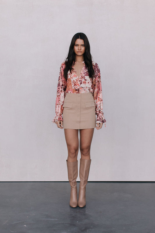 Undina Blouse - Fleur Print