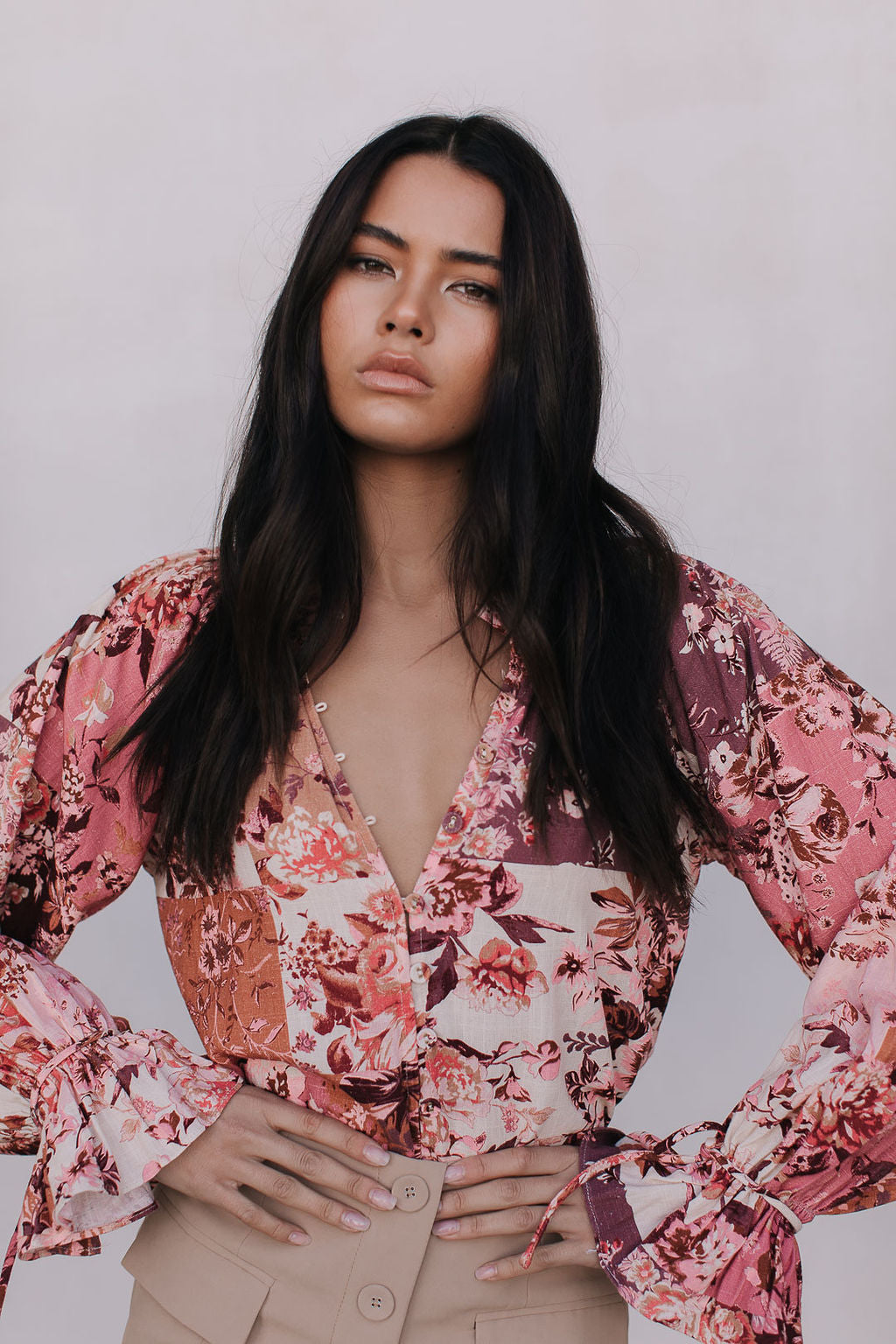 Undina Blouse - Fleur Print