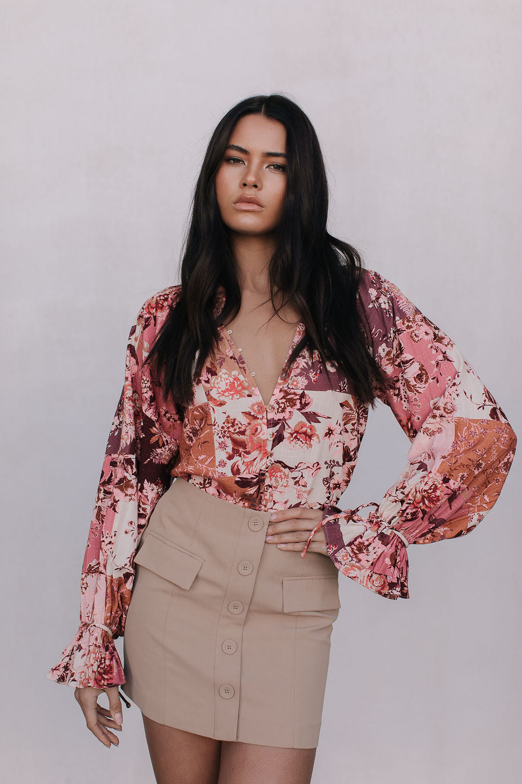 Undina Blouse - Fleur Print