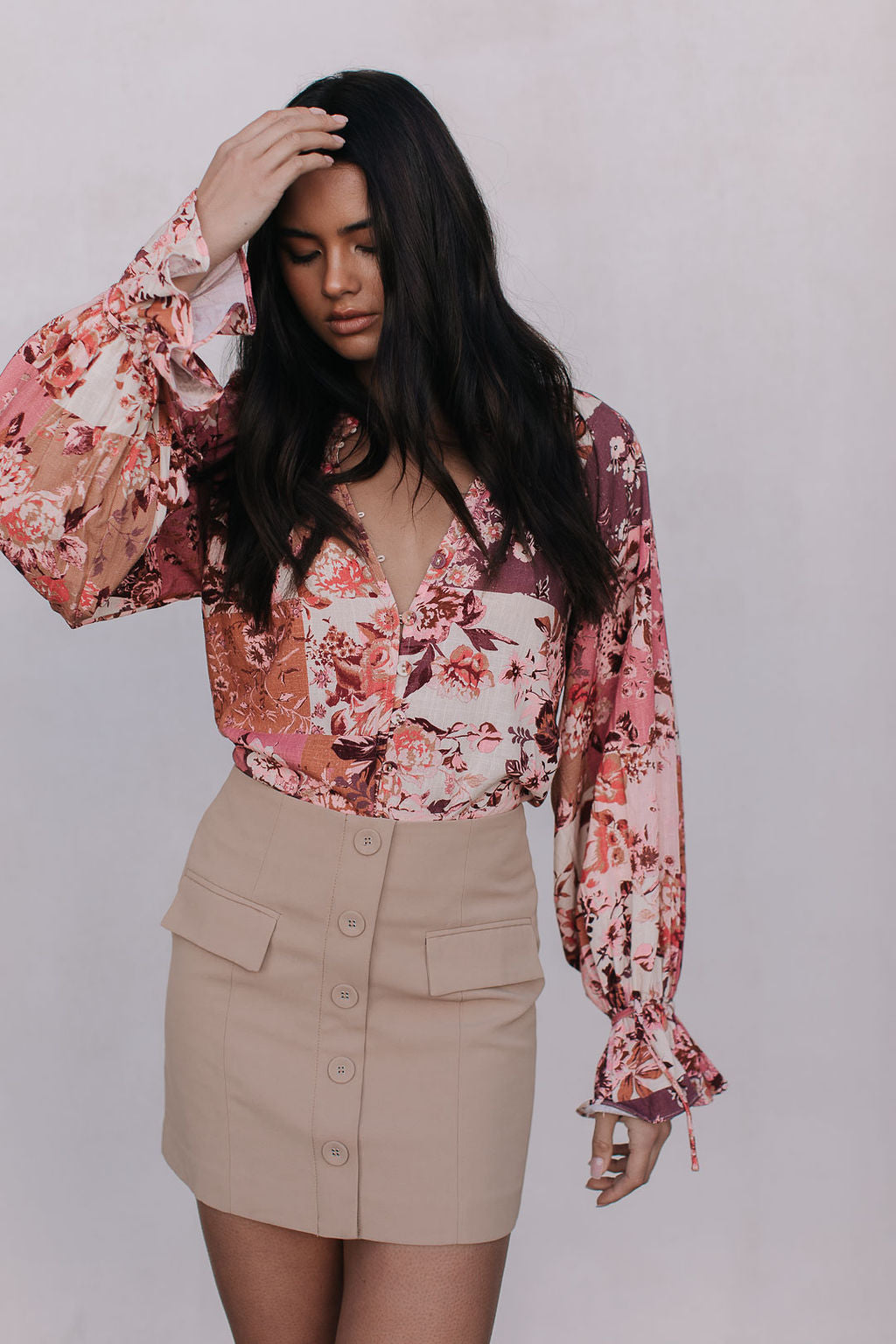 Undina Blouse - Fleur Print